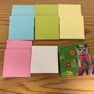 assorted sticky notes
